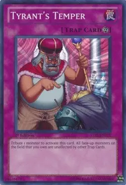 Tyrant's Temper - STBL-EN079 - Super Rare NM Starstrike Blast Yugioh - Image 1