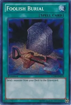 Foolish Burial - LCJW-EN070 - Secret Rare NM Legendary Collection 4 Yugioh - Image 1