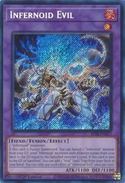 Infernoid Evil - BLTR-EN013 - Secret Rare 1st Edition Near Mint Yugioh - Image 1