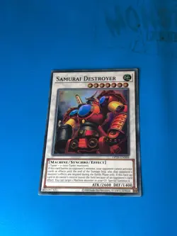 YUGIOH Super Rare Samurai Destroyer OP26-EN008 - Image 1