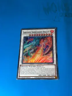 YUGIOH Super Rare Sangenpai Transcendent Dagion LEDE-EN040 1st Edition - Image 1
