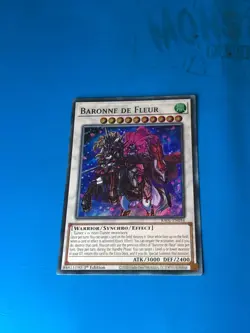 YUGIOH Super Rare Baronne De Fleur RA01-EN034 1st Edition - Image 1