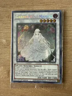 Yugioh Garden Rose Maiden Secret Rare 1st Edition LDS2-EN113 Sealed - Image 1