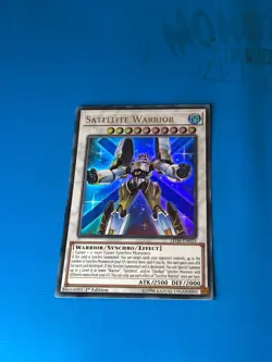 YUGIOH Ultra Rare Satellite Warrior LED6-EN023 1st Edition - Image 1