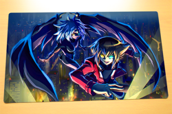 No.22 Yugioh TCG Playmat Yuki Yubel Custom YGO Card Game Mat CCG Mat Deck Mat - Image 1