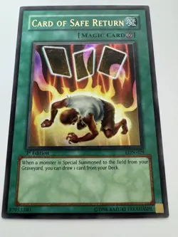 Card of Safe Return LON-029 Ultra Rare 1st Edition Yugioh NM - Excellent - Image 1