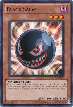 Black Salvo - TU05-EN015 - Common NM Turbo Pack 5 Yugioh - Image 1
