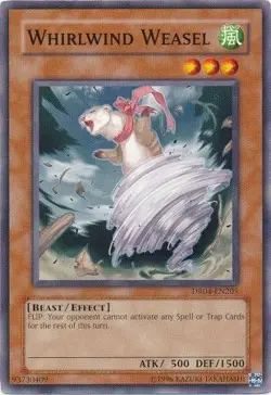 Whirlwind Weasel - DR04-EN205 - Common NM Dark Revelation 4 Yugioh - Image 1