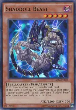 Shaddoll Beast - AP06-EN008 - Super Rare NM Astral Pack 6 AP06 Yugioh - Image 1