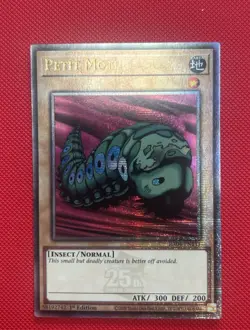 RA04-EN111 Petit Moth : Quarter Century Secret Rare 1st Edition Mint YuGiOh Card - Image 1