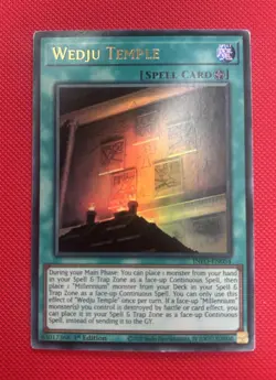 INFO-EN054 Wedju Temple Ultra Rare 1st YuGiOh - Image 1