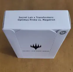 MTG Secret Lair Transformers Optimus Prime vs. Megatron Non-Foil Card Set - Image 1