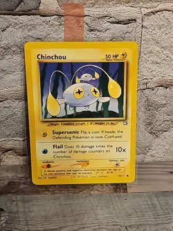 Chinchou 55/111 Neo Genesis Regular Pokemon card - Image 1