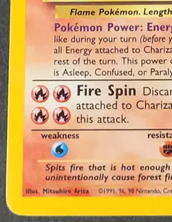 Charizard 4/102 Pokemon TCG Base Set Card Holo Rare - Image 5