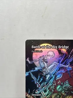 Battle at the Big Bridge Borderless FOIL MTG FCA *ON HAND* - Image 2