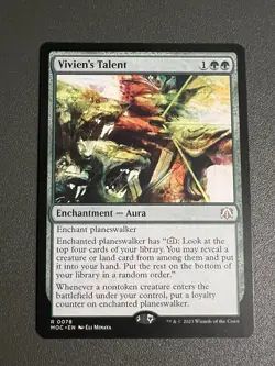 Vivien's Talent - MOC - Rare - MTG Magic - Image 1