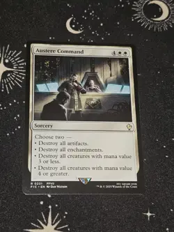 Austere Command 231, Final Fantasy REG, FIC MTG TCG - Image 1