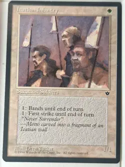 Icatian Infantry (Tucker) - Magic the Gathering MTG Nice! - Image 1