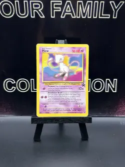 Pokemon Card - Mew #8 WoTC Black Star Promo MP - Image 1