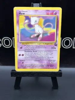 Pokemon Card - Mew #8 WoTC Black Star Promo MP - Image 8