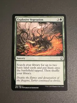 Magic the Gathering -MTG-Explosive Vegetation - Image 1