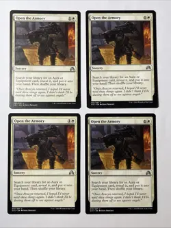 MTG Open the Armory x4 Commander Legends Uncommon Playset - Image 1