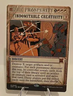 Indomitable Creativity MTG Outlaws of Thunder Junction: Breaking News Regular - Image 1