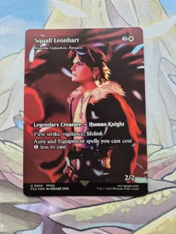 Squall Leonhart - 0022 - Magic: Final Fantasy MTG - Borderless - FOIL - Showcase - Image 1