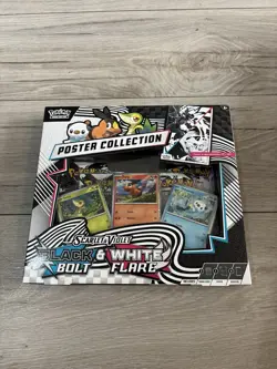Pokemon Black Bolt White Flare Poster Collection ✅New & Sealed 🚚 1 Day Delivery - Image 1