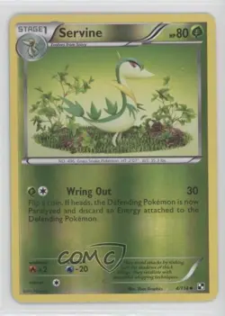 Servine Reverse Foil Pokemon Black & White Base Set #4 0nw0 - Image 1