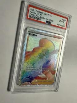 2021 Pokemon SWSH Chilling Reign Caitlin #213/198 PSA 10 - Image 2