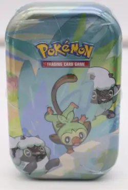 Pokemon Collectors - Galar Pals Mini Tin: Grookey & Wooloo - Sealed New - Image 1