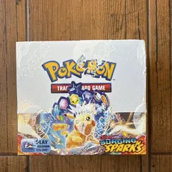 Pokemon Scarlet & Violet Surging Sparks Factory Sealed Booster Box 2024 - Image 1