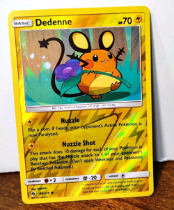 POKEMON DEDENNE 84/214 REVERSE HOLO LOST THUNDER NM NEAR MINT - Image 1