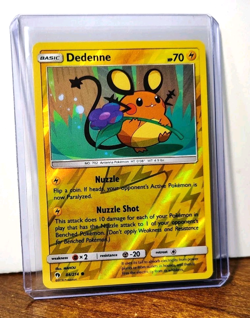 POKEMON DEDENNE 84/214 REVERSE HOLO LOST THUNDER NM NEAR MINT - Image 3