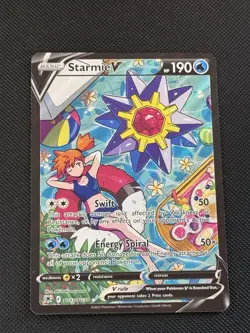 STARMIE V 2022 POKEMON SWORD & SHIELD ASTRAL RADIANCE #TG13/TG30 FULL ART - Image 1