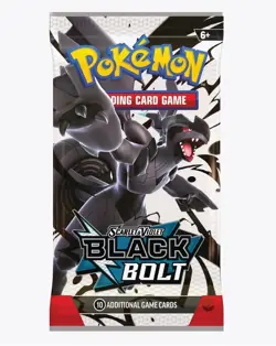 Pokemon Black Bolt Booster Pack TCG Factory Sealed New Scarlet And Violet New - Image 1