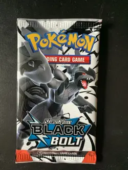 Pokemon Black Bolt Booster Pack TCG Factory Sealed New Scarlet And Violet - Image 1