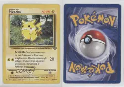 Pikachu Italian Pokemon Jungle #60 1999 10cj - Image 3