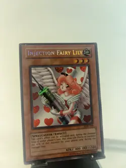 Yugioh Injection Fairy Lily #LOD-100 Secret Rare Unlimited - Image 1