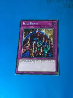 YUGIOH Secret Rare Skill Drain RA02-EN077 1st Edition - Image 1
