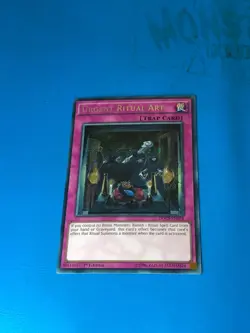 YUGIOH Secret Rare Urgent Ritual Art DOCS-EN078 1st Edition - Image 1