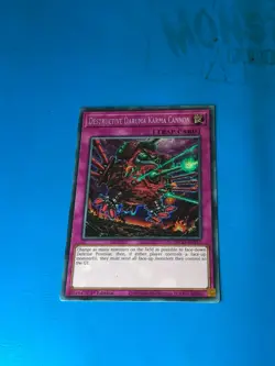 YUGIOH Secret Rare Destructive Daruma Karma Cannon MP23-EN217 1st Edition - Image 1