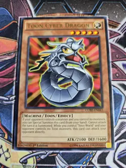Toon Cyber Dragon CORE-EN043 Rare 1st Edition Near Mint Yugioh - Image 1