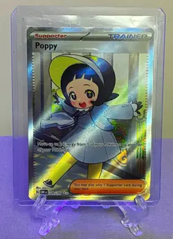 Pokemon TCG Poppy Sv03: Obsidian Flames Full Art Holo Ultra Rare Card 220/197 - Image 1