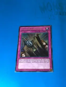 YUGIOH Secret Rare Solemn Judgment LCJW-EN182 1st Edition - Image 1