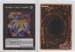 Number 14: Greedy Sarameya Unlimited YuGiOh Premium Gold: Return of the Gold 4z8 - Image 3