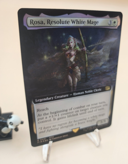 Rosa, Resolute White Mage (Extended Art) MTG Final Fantasy FOIL - Image 2
