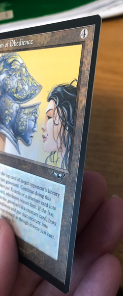 1996 - MTG Magic the Gathering | Alliances - HELM OF OBEDIENCE | NM - Image 3