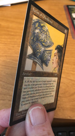 1996 - MTG Magic the Gathering | Alliances - HELM OF OBEDIENCE | NM - Image 4